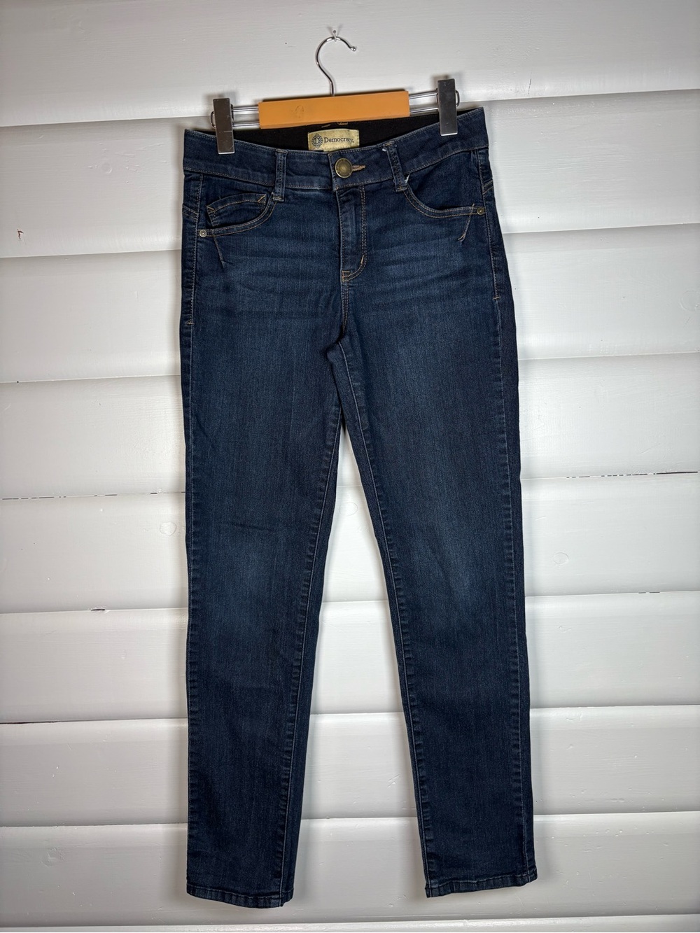 Democracy Ab Solution Skinny Jeans Dark Wash Stretch Size 4